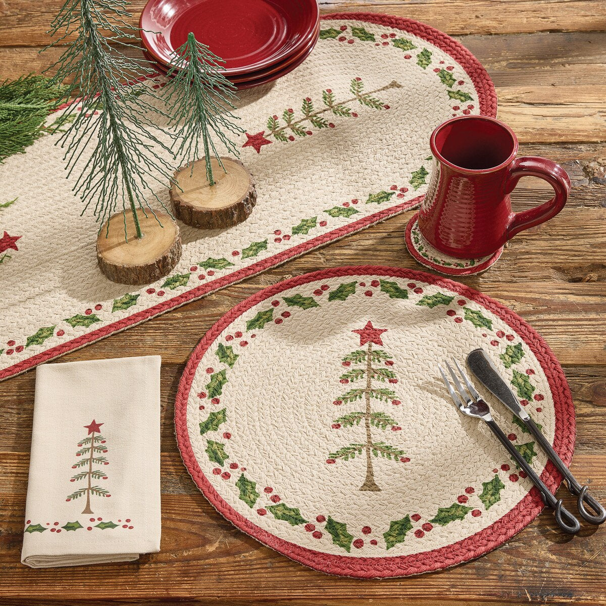 Feather Tree Printed Napkin