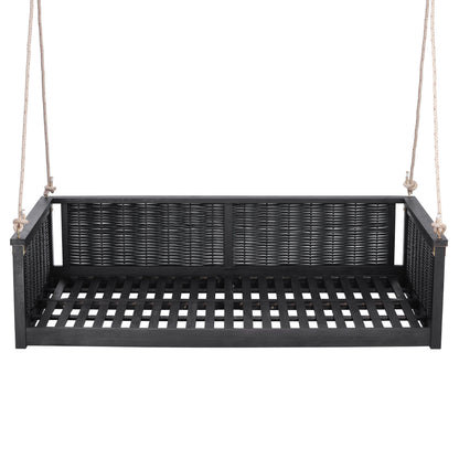 Premium Acacia Wood Outdoor Twin Swing Bed