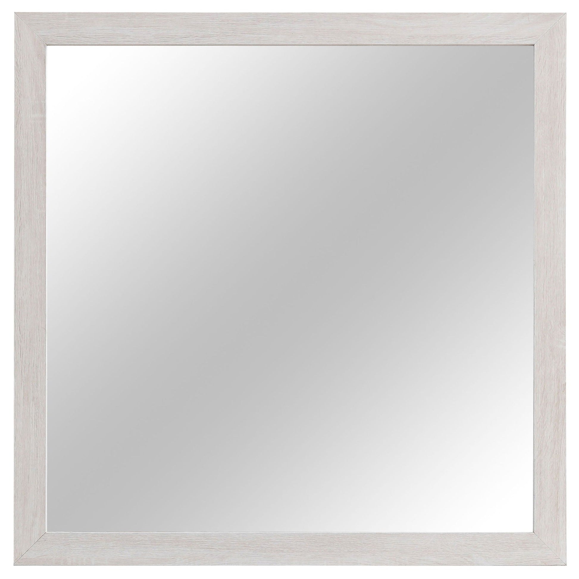 Geary slatted headboard panel bedroom set mirror framed in light wood by HouseOfZazla on Tampa Home & Garden Store