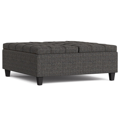 Harrison Upholstered Coffee Table Storage Ottoman