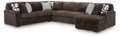 Midnight Madness Sectional and Jumbo Corduroy