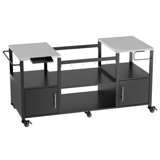 Stainless Steel Outdoor Grill Cart and Table