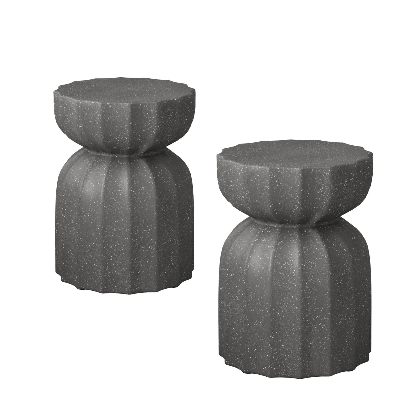 Waterproof Indoor and Outdoor Gray Coffee Table