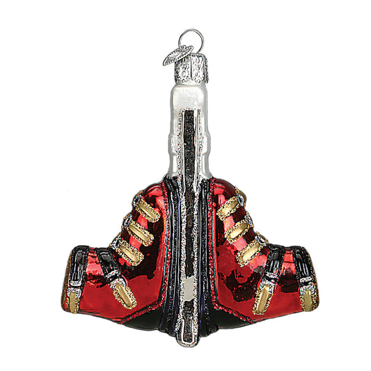 Ski Boots Glass Ornament - Tampa Home & Garden Store