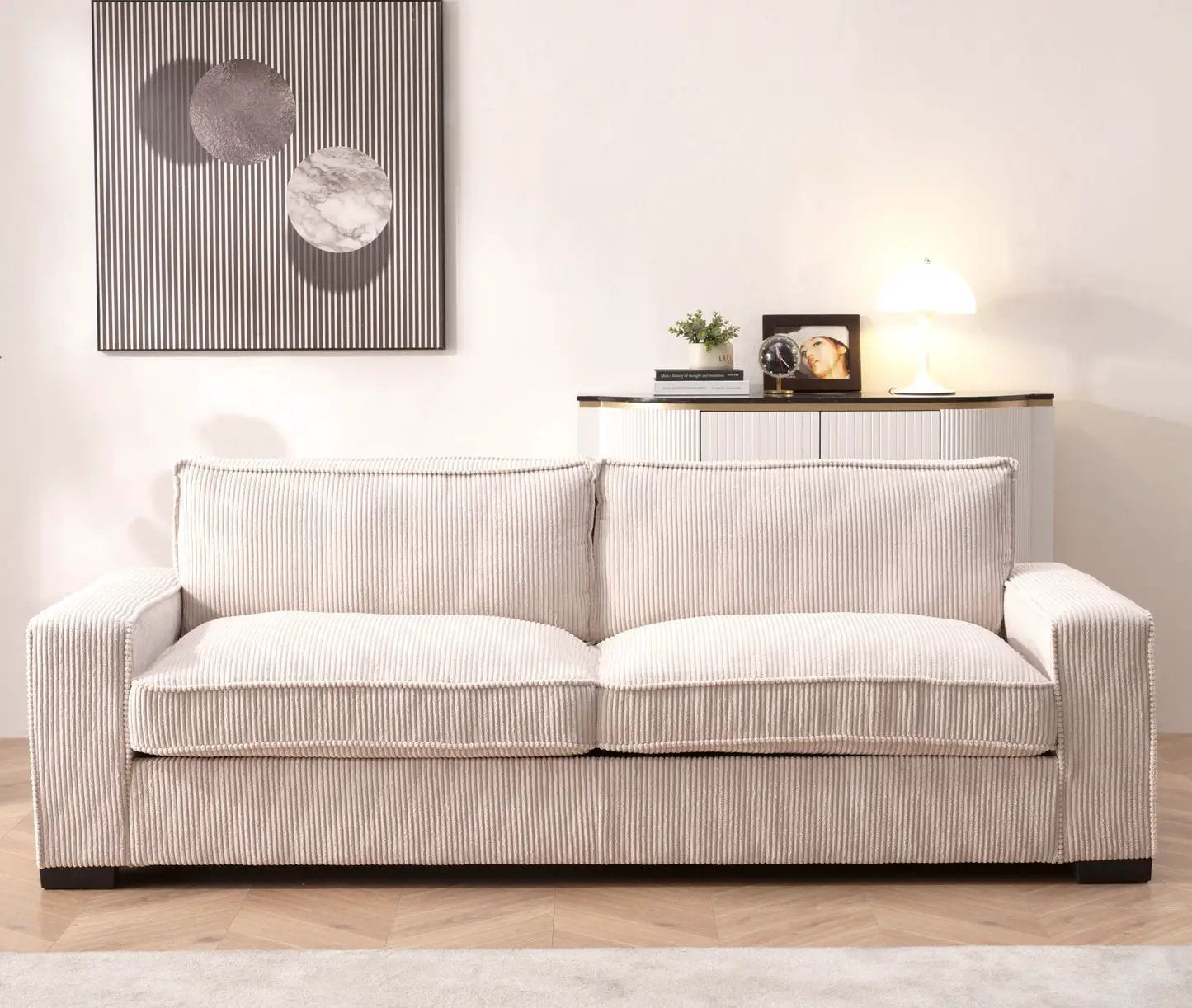 Luxe Sofa With Sleek Design and Spacious Comfort