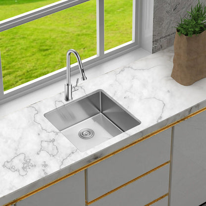 Stainless Steel Sink and Deep Single Bowl Basin