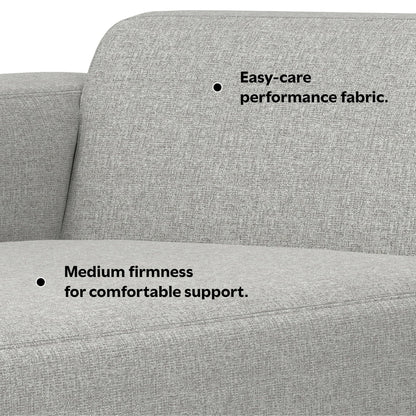 Rex Modern Asymmetrical Chaise Sofa Module