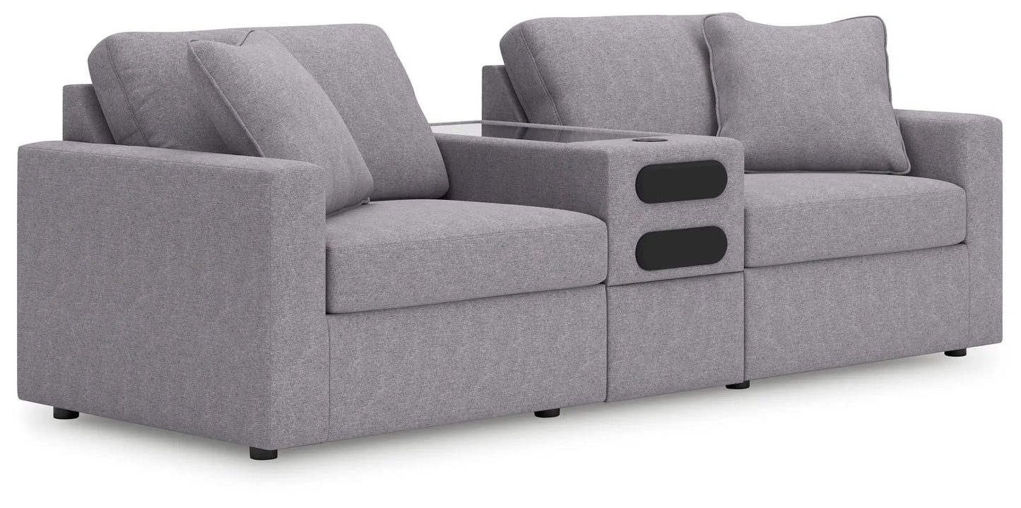 Modmax Sectional in Granite Performance Fabric
