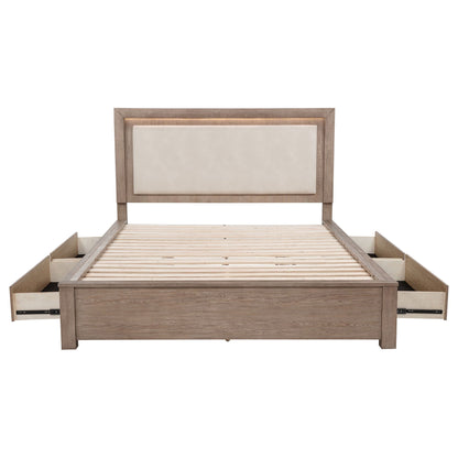 Gibbons Led Storage Bed with Elegant Headboard