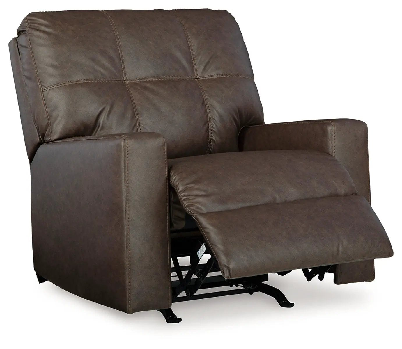 Barlin Mills rocker recliner in dark brown leather upholstery by Unique Piece Furniture on Tampa Home & Garden Store