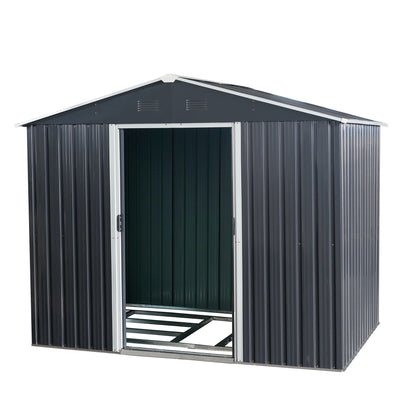 Outdoor Metal Storage Shed And Floor Base