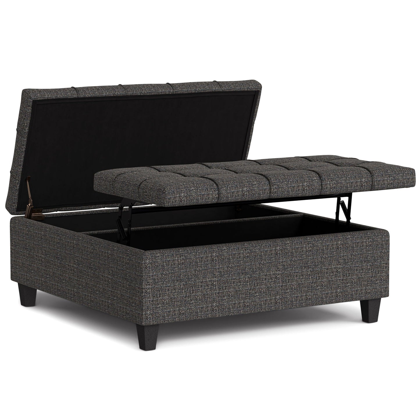 Harrison Upholstered Coffee Table Storage Ottoman