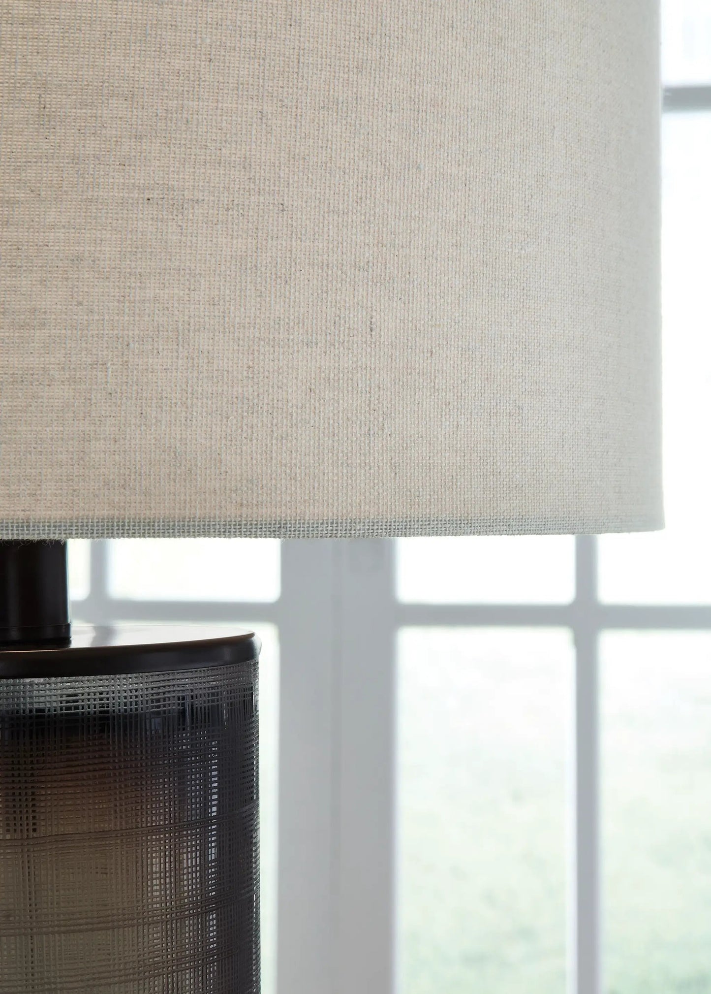 Dingerly Glass Table Lamp Brown Ombre Base