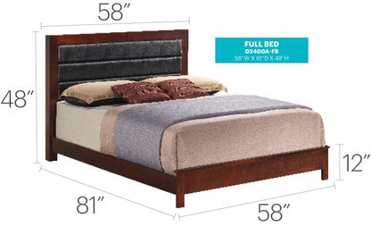 Comfortable Modern Full Bed and Wood Frame