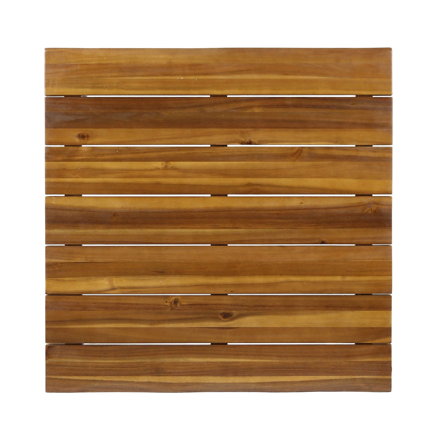 Sturdy Outdoor Coffee Table With Wood And Iron