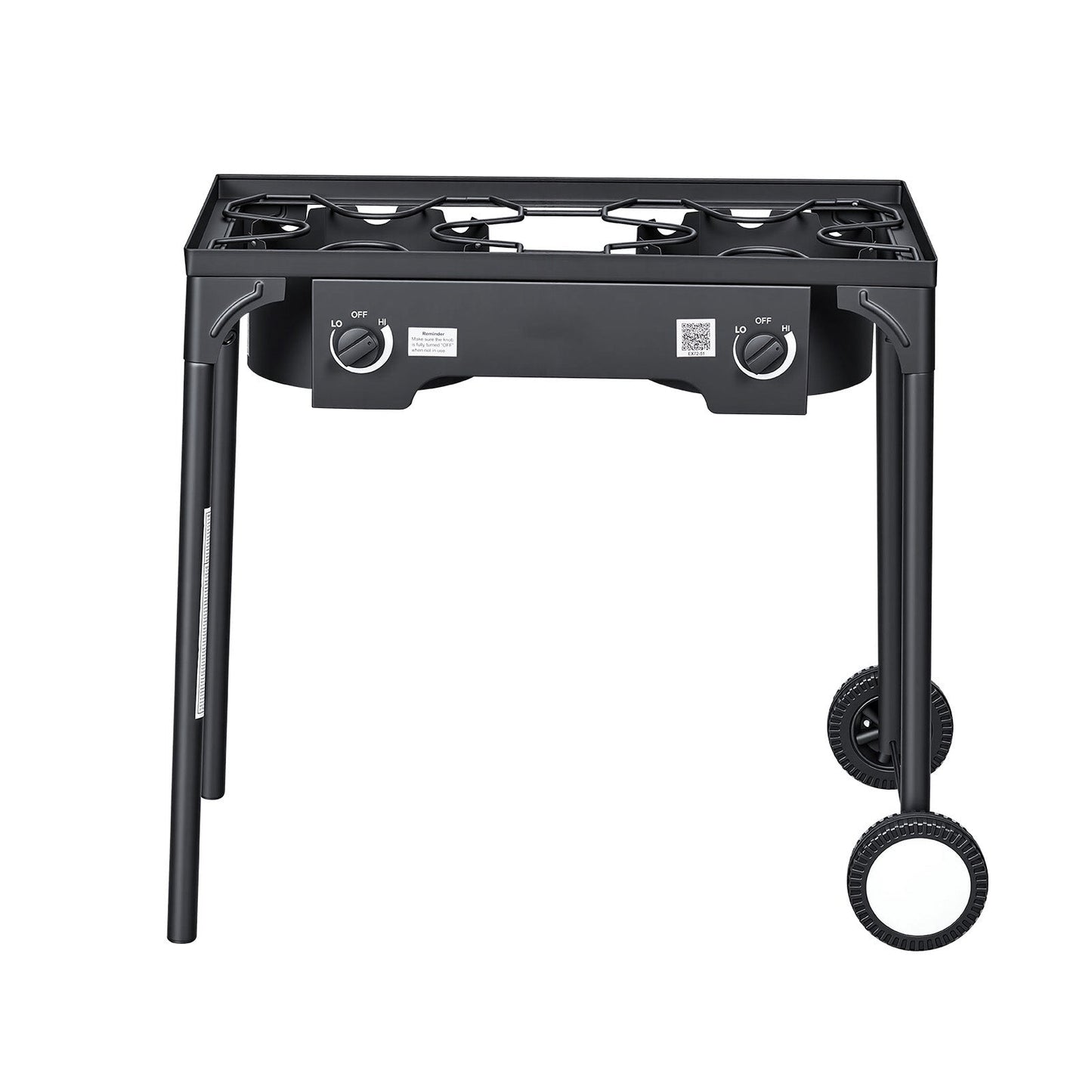 Two Burner Outdoor Propane Gas Stove for a Patio
