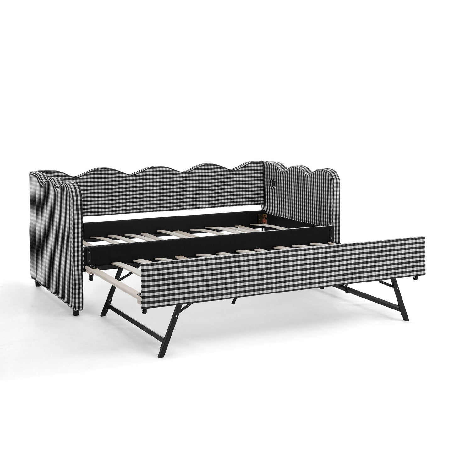 Gingham Wave Daybed And Usb Charging Port