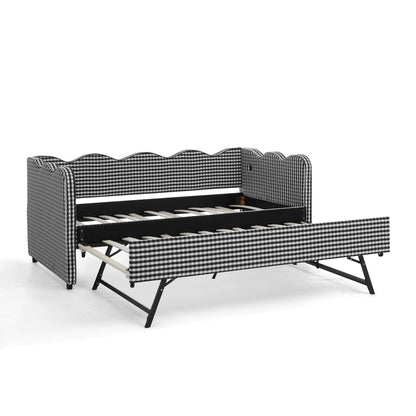 Gingham Wave Daybed And Usb Charging Port