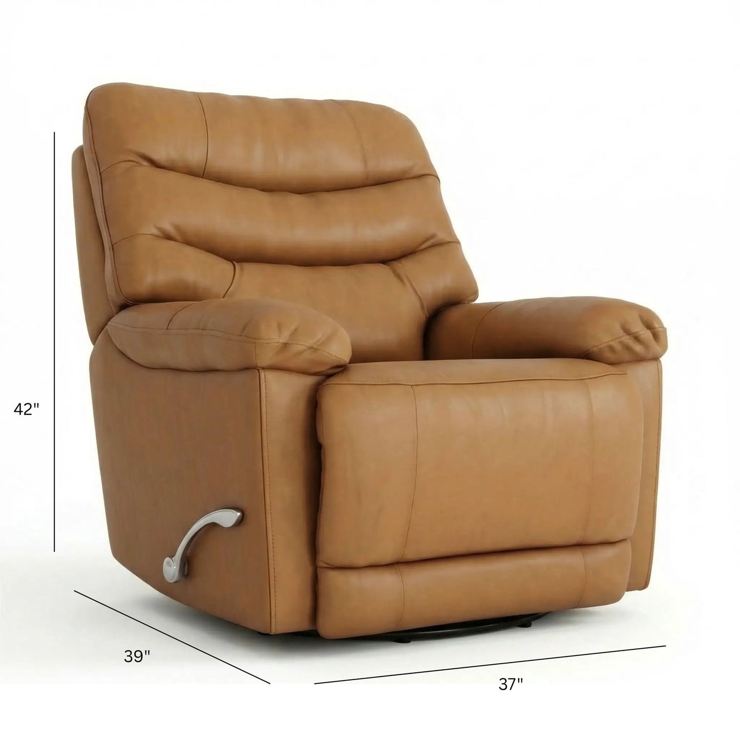 Oslo Antelope Swivel Glider Recliner Footrest