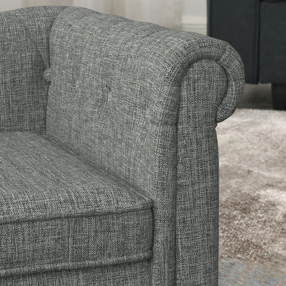 Modern Elegant Rectangle Pet Bed, gray woven fabric, durable elevated dog sofa by HouseOfZazla on Tampa Home & Garden Store