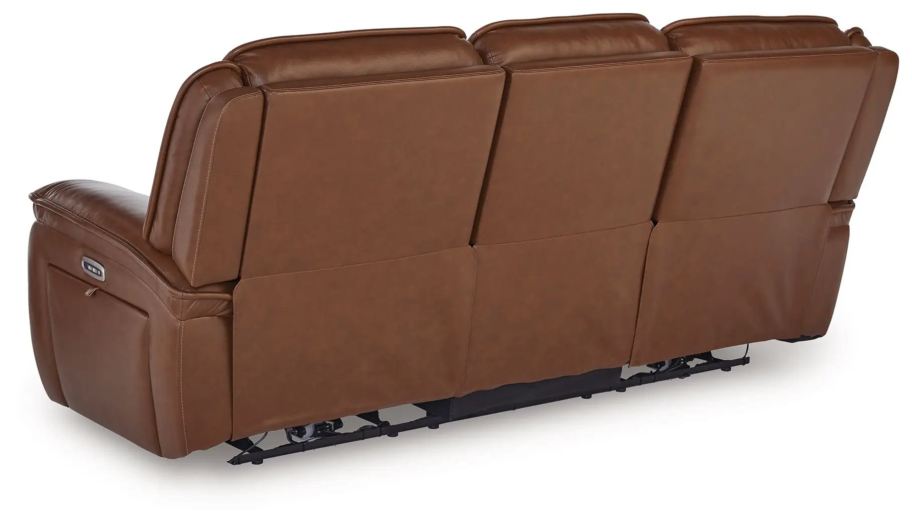 Healy Pier reclining sofa set brown leather three-seat Unique Piece Furniture on Tampa Home & Garden Store