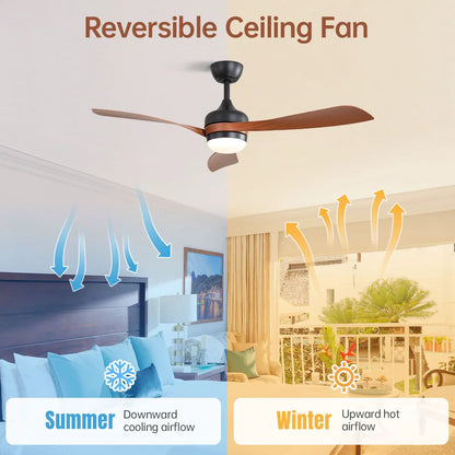 Ceiling Fan with 3 Blades and Remote Control