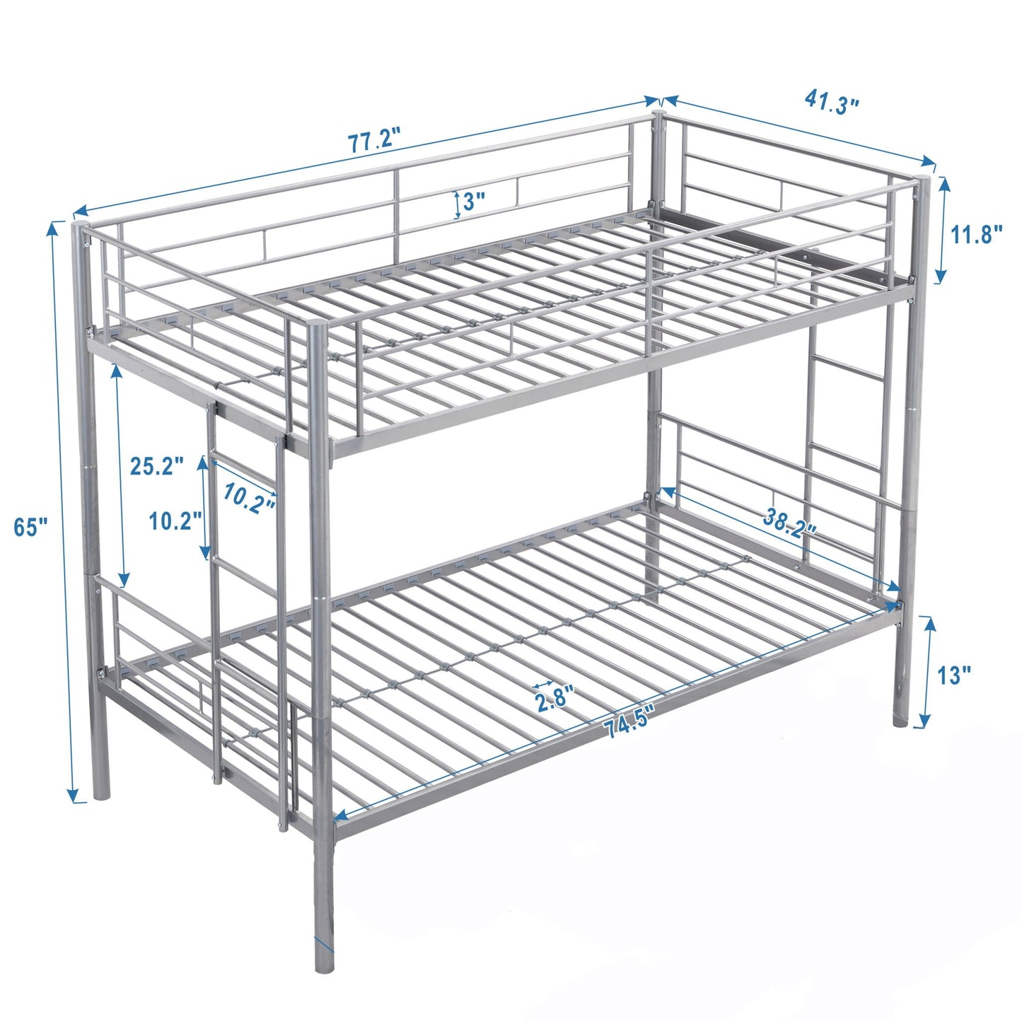 Modern and Space Saving Steel Bunk Bed Frames