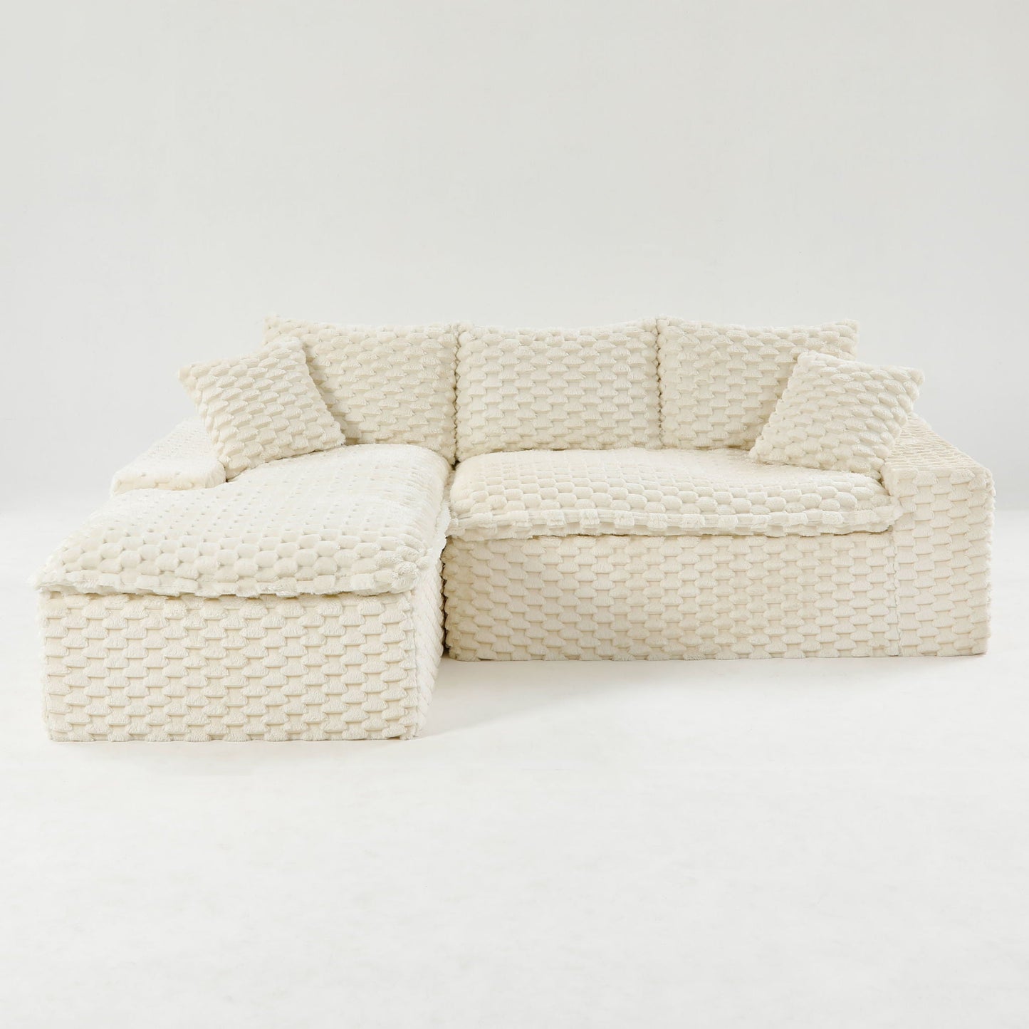Modular Convertible Sofa and Twin Chaise Lounge