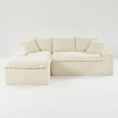 Modular Convertible Sofa and Twin Chaise Lounge