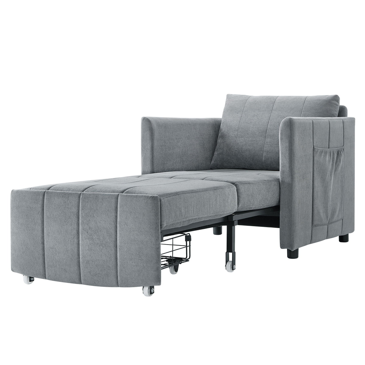 Convertible Sleeper Sofa and Storage Pockets