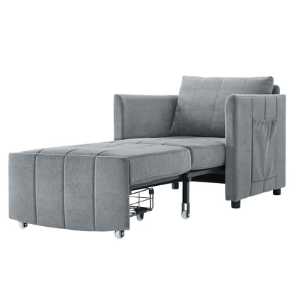 Convertible Sleeper Sofa and Storage Pockets