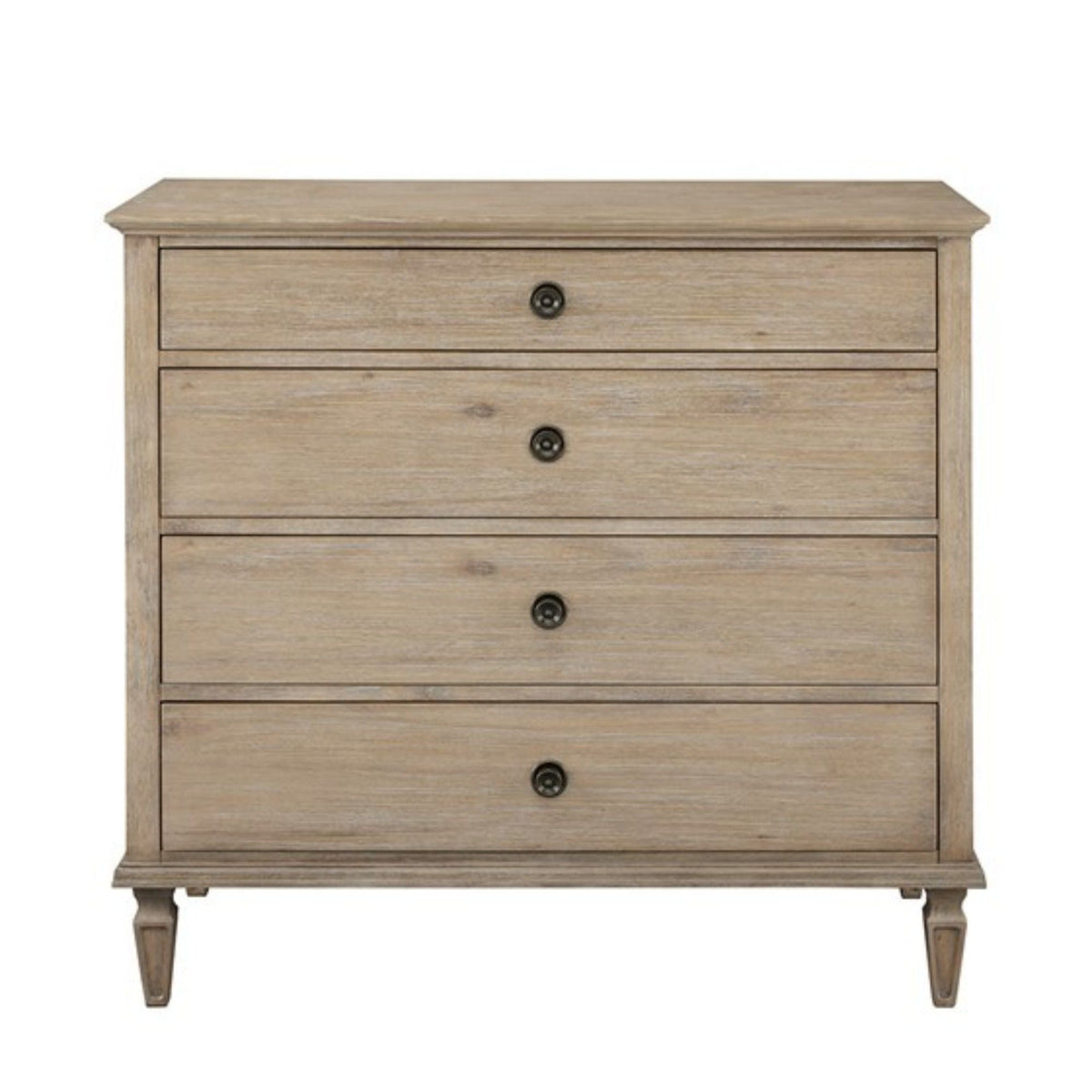 French Inspired Small Dresser with Velvet-Lined Drawer in light natural finish by HouseOfZazla on Tampa Home & Garden Store