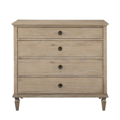 French Inspired Small Dresser with Velvet-Lined Drawer in light natural finish by HouseOfZazla on Tampa Home & Garden Store