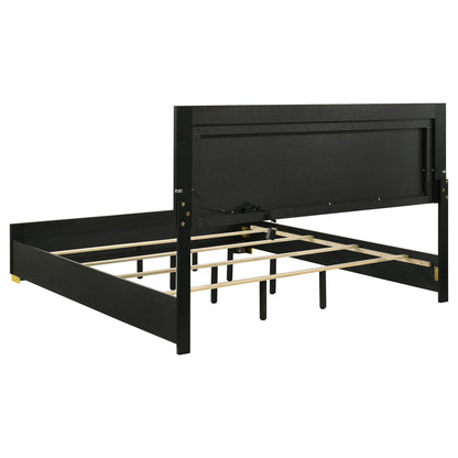 Jeremiah Modern Bedroom Set and Led Headboard
