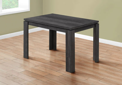 Rectangular small dining table in dark charcoal wood finish, Unique Piece Furniture on Tampa Home & Garden Store