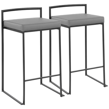 Fuji Contemporary Stackable Counter Stool