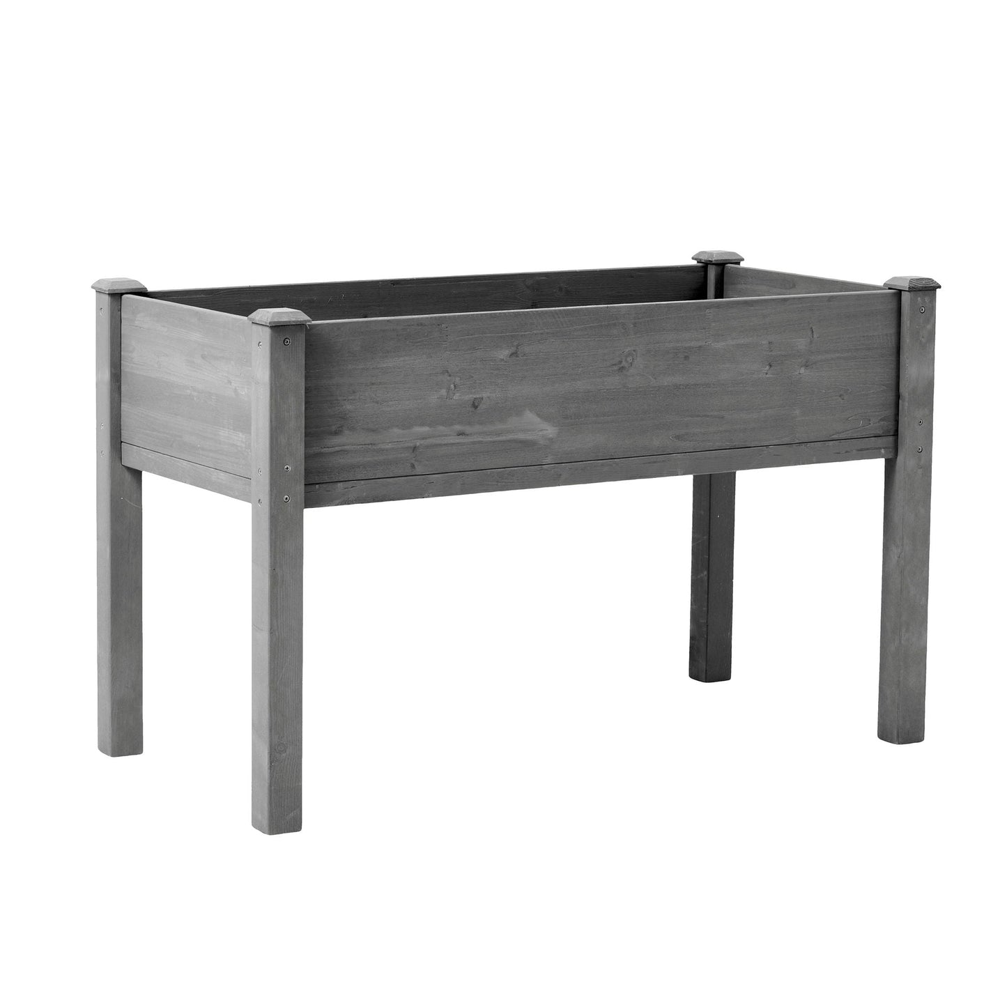 Solid Wood Raised Garden Bed and Wide Frame