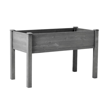Solid Wood Raised Garden Bed and Wide Frame
