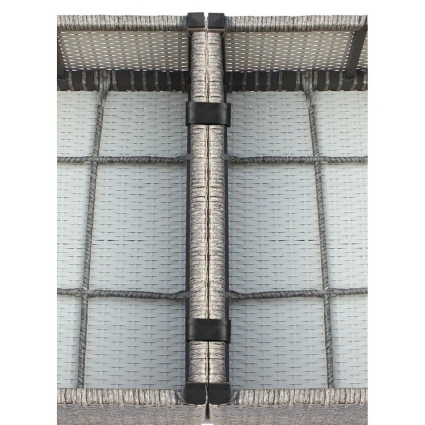 Durable Aluminum Wicker Sofa and Cushions