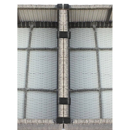 Durable Aluminum Wicker Sofa and Cushions