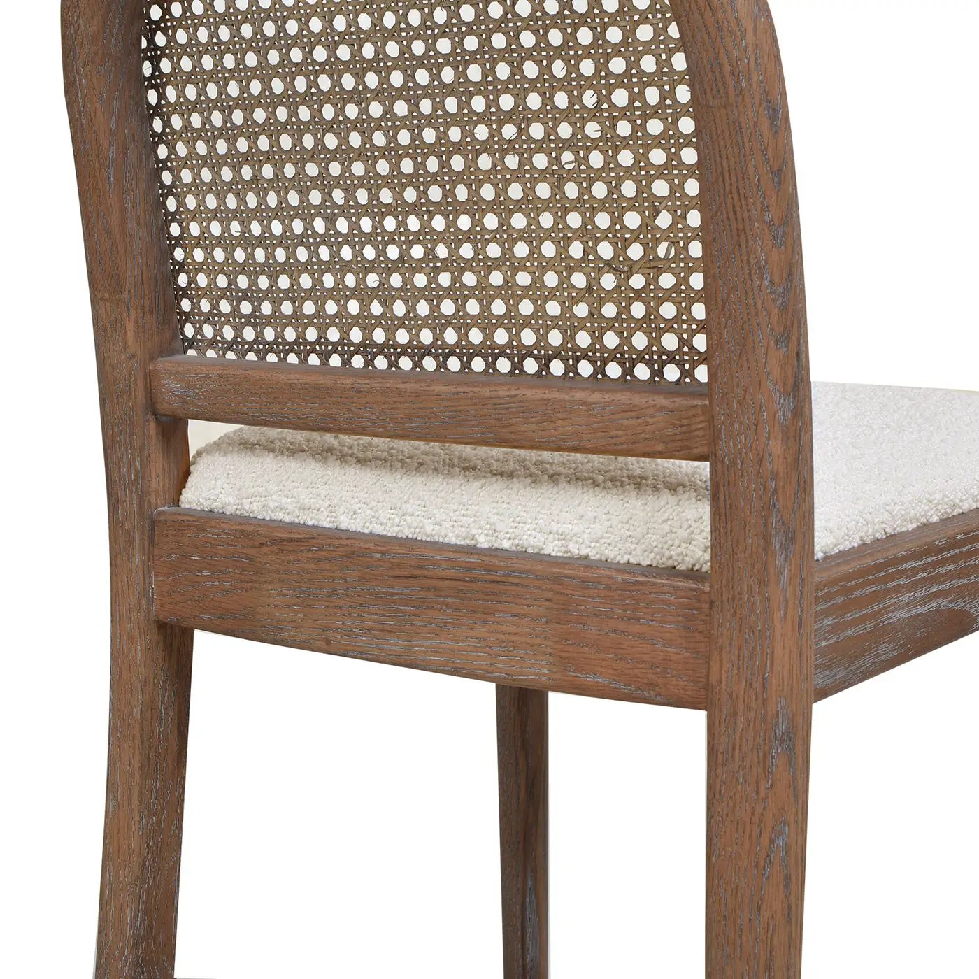 Panama Curved Back Cane Counter Stools Set of 2