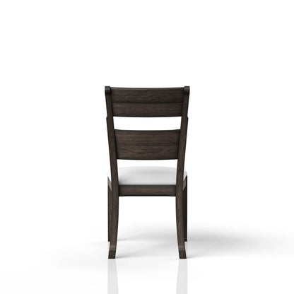 Traditional Ladderback Upholstered Side Chair