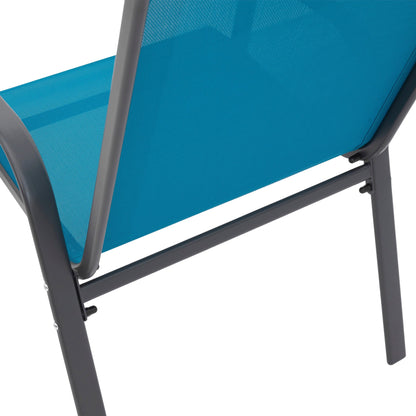 Breathable Patio Chairs and a Sturdy Steel Frame