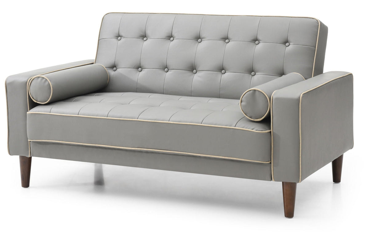 Contemporary Loveseat or Modern Gray Sofa Design