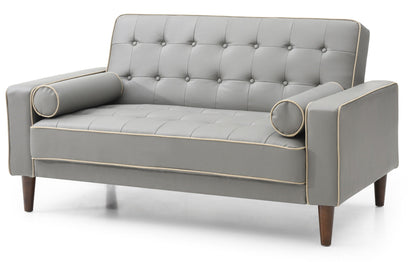 Contemporary Loveseat or Modern Gray Sofa Design