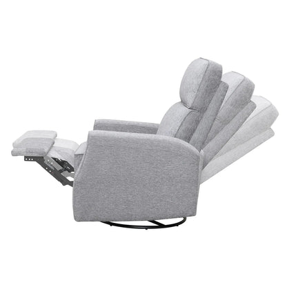Swivel Gliding Recliner with Easy Setup and Style