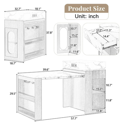 Extendable Dining Table With Folding Top