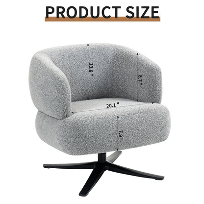 Cozy Cuddle Swivel Chair and Breathable Fabric