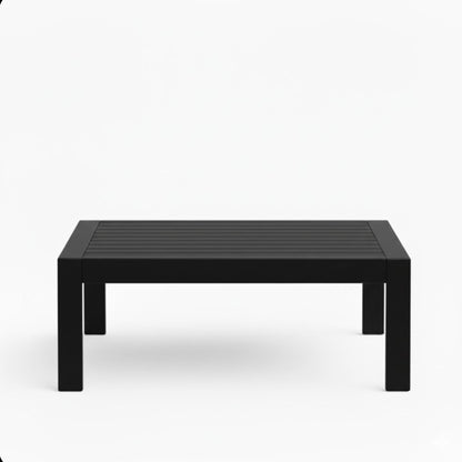 All Weather Outdoor Coffee Table and Wood Top