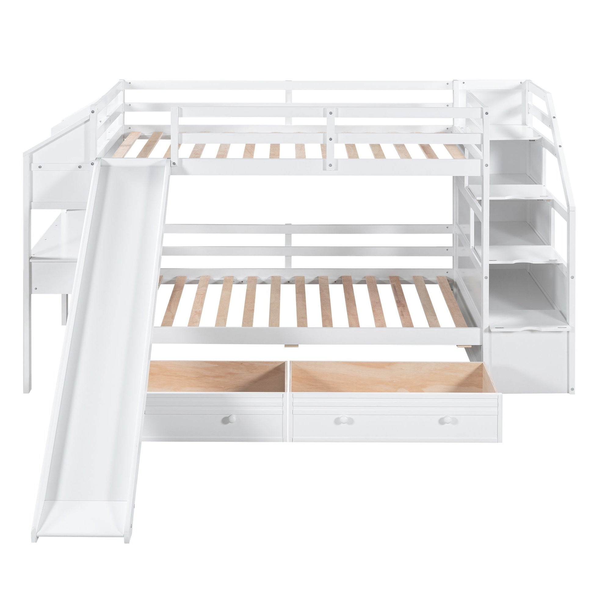 Bunk bed with storage staircase, slide, drawers and shelves on Tampa Home & Garden Store